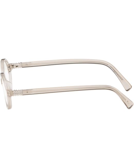 Miu Miu Black Transparent Miu Regard Glasses