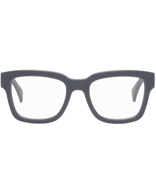 Gucci Black Gray Square Glasses for men
