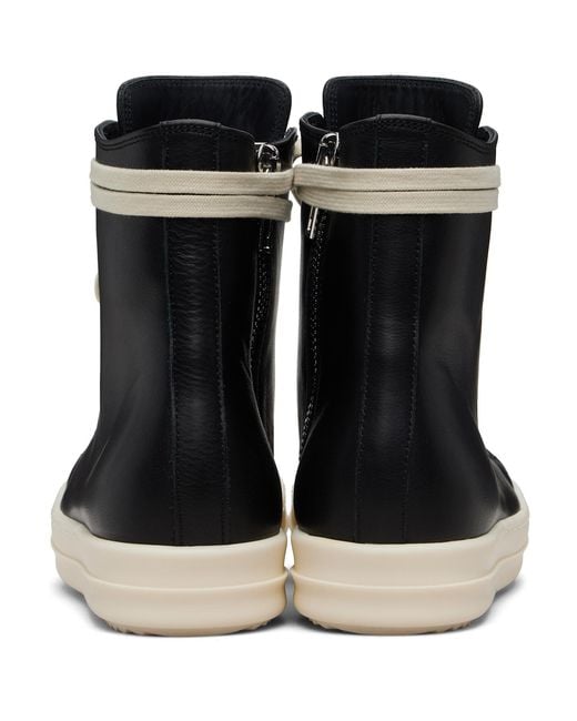 Rick Owens Black Temple Sneakers