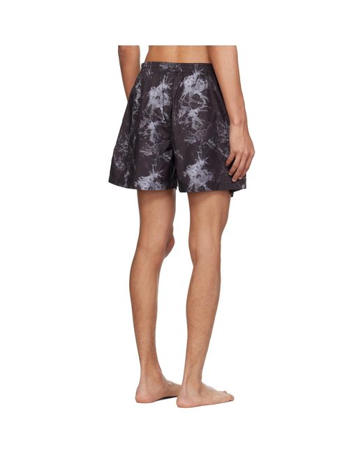 Stockholm Surfboard Club Black Stockholm (surfboard) Club Embroide-logo Swim Shorts for men