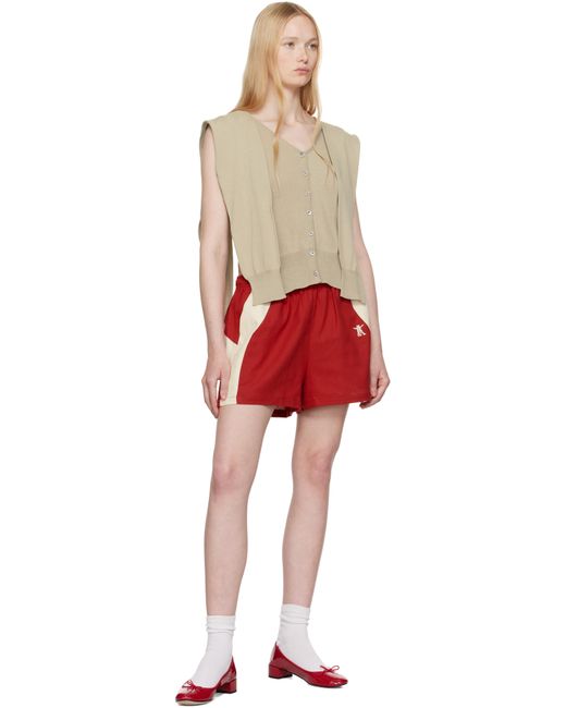 【関税込み】OPEN YY レッド YY カラーブロック ショートパンツ OPEN YY レッド Yy カラーブロック ショートパンツ レッド | Lyst