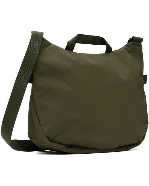 Gramicci Green Khaki Cordura Shoulder Bag for men