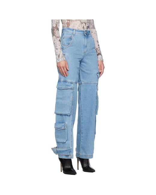 Gcds Blue Ultracargo Jeans