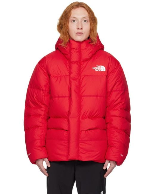 The North Face Red Down Rmst Himalayan Jacket for Men | Lyst Canada