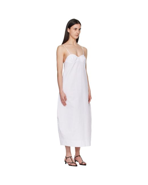 Robe Midi Ample Blanche Rohe en coloris Black