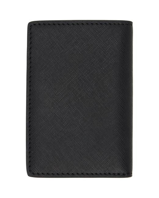 Boss Black Saffiano Card Holder for men
