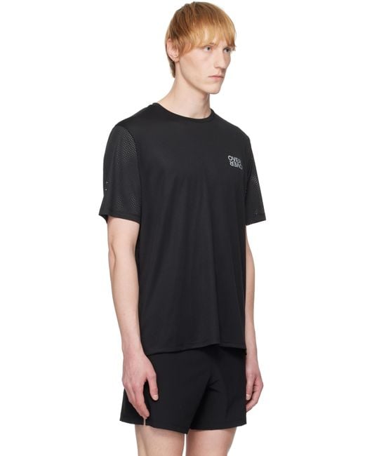 メンズ OVER OVER ブラック Sport Tシャツ Black