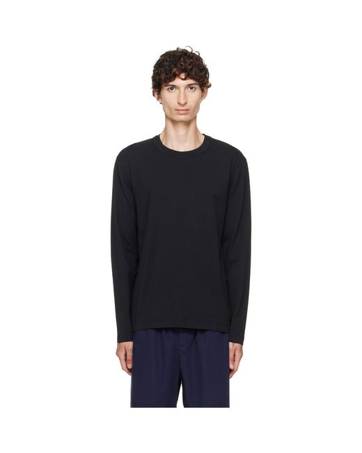 Tekla Black Long-Sleeved T-Shirt for men