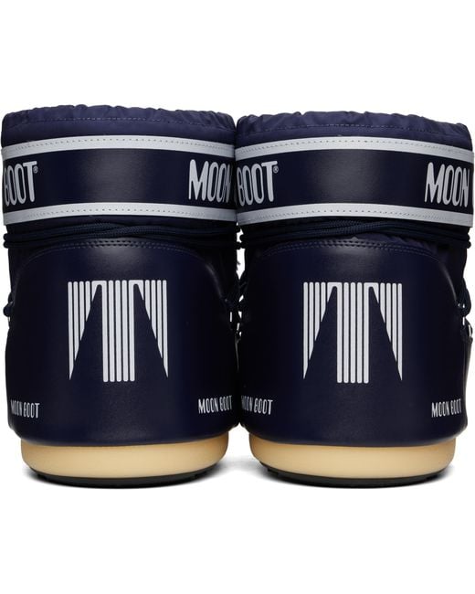 Moon Boot Blue Icon Low Nylon Boots for men