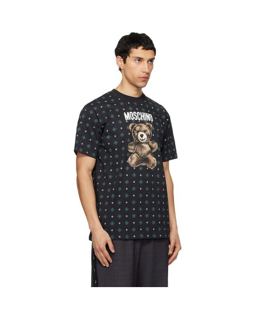 Moschino Black Teddy T-Shirt for men