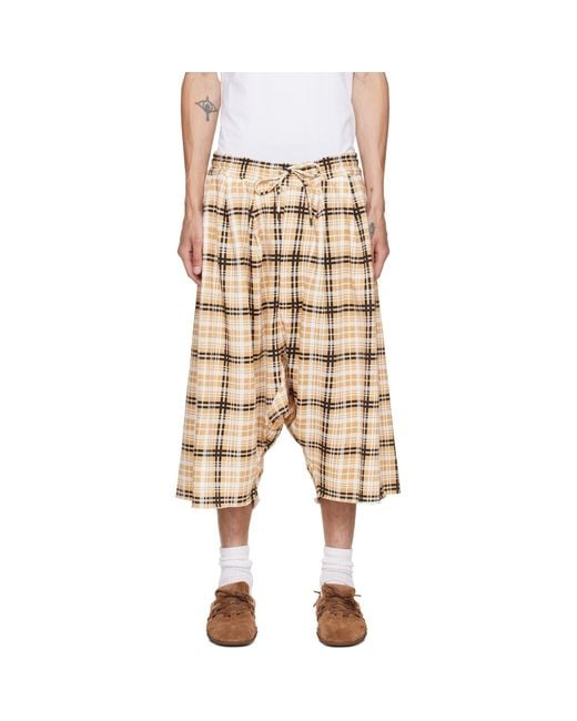 Vivienne Westwood Natural Balloon Shorts for men