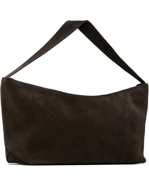 Studio Nicholson Black Hagu Suede Bag