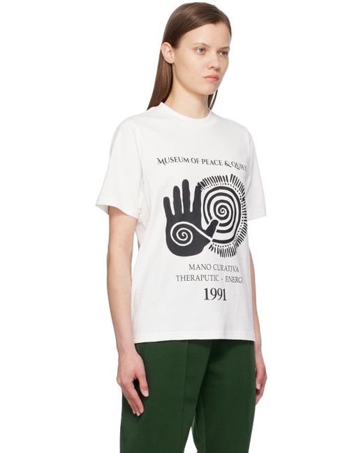 Museum of Peace & Quiet Black 'Mano Curativa' T-Shirt