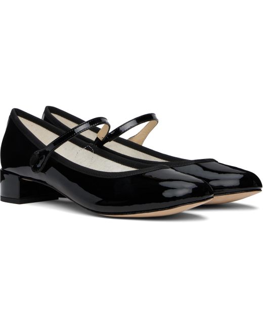 Chaussures À Talon De Style Charles Ix Rose Noires Repetto en coloris Black