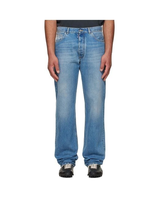 Maison Margiela Blue 5 Pockets Jeans for men