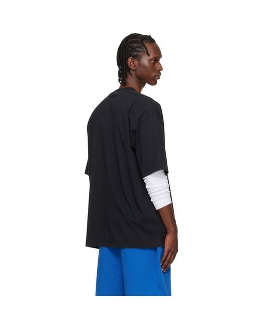 Vetements Blue 'Global Mf' T-Shirt for men