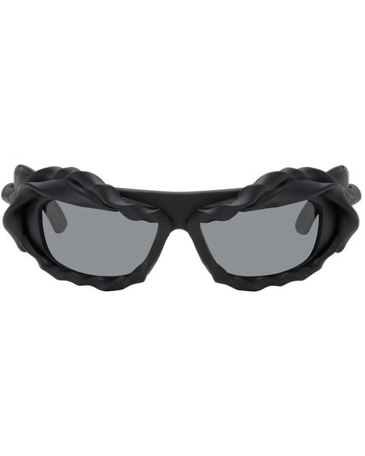 OTTOLINGER Black Twisted Sunglasses for men