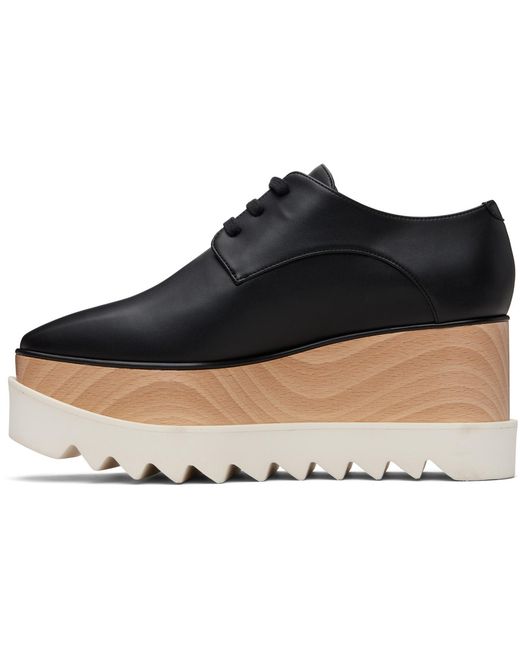 Stella McCartney Black Elyse Platform Derbys