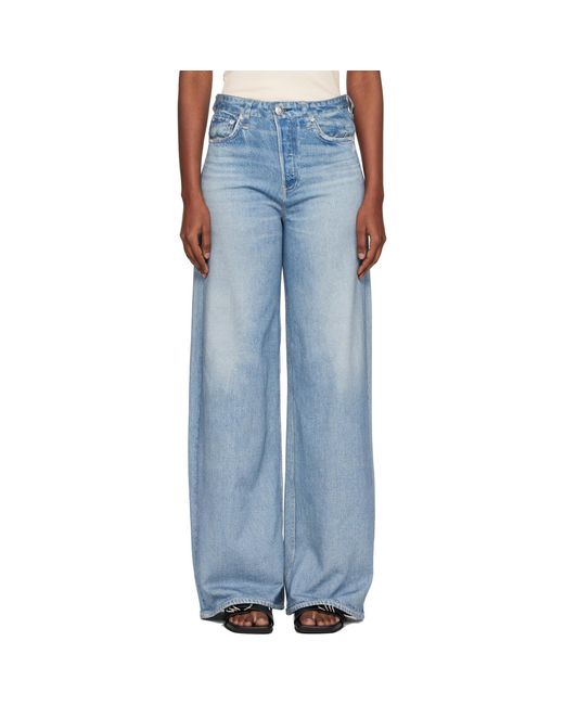 Jean Ample Sofie Bleu En Miramar Rag & Bone en coloris Blue