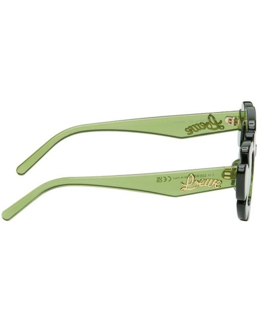 Loewe Green Flower Sunglasses for men
