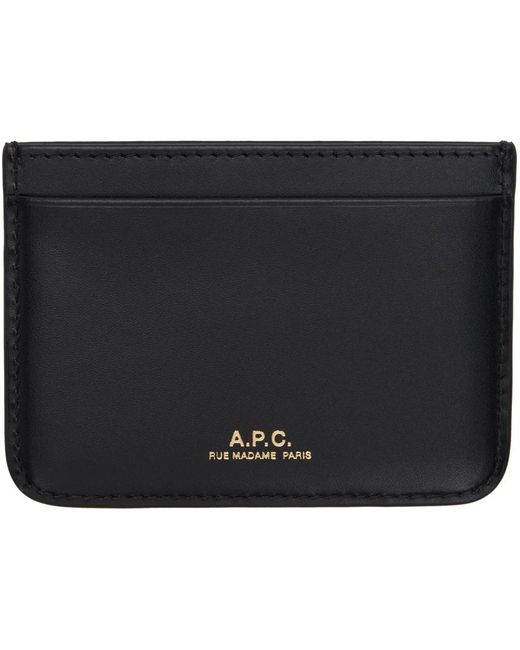 A.P.C. . Black Astra Card Holder