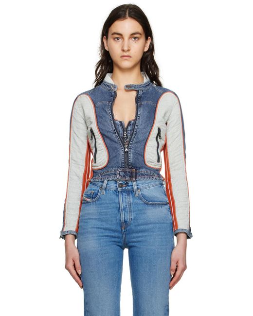 DIESEL Blue De-light-s Denim Jacket