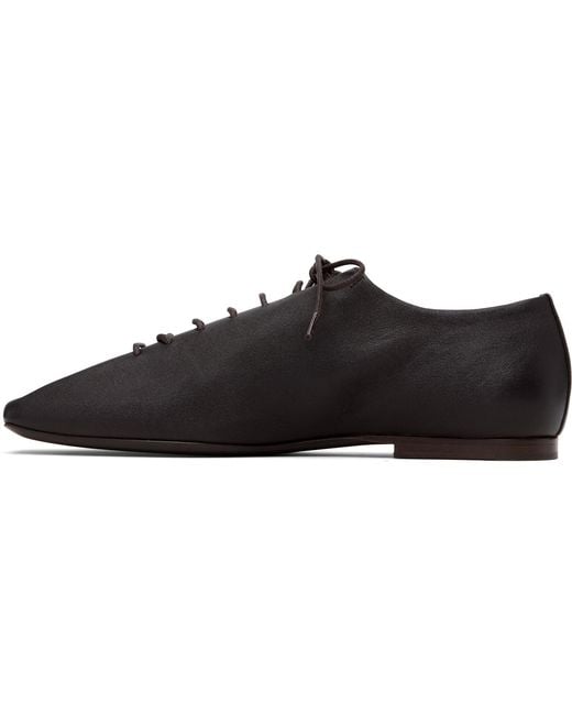 Lemaire Black Souris Flat Classic Derbys