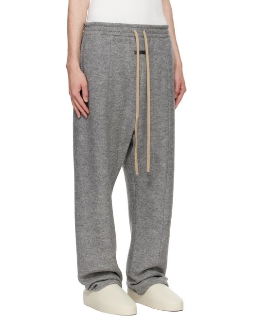 Fear Of God Boiled Wool Forum Lounge Pants in Gray for Men | Lyst