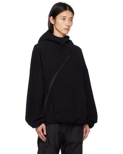 Post Archive Faction PAF Black Post Archive Faction (paf) Ssense Exclusive 4.0+ Center Hoodie for men