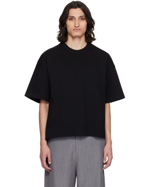 Karmuel Young Black Vacuum T-Shirt for men
