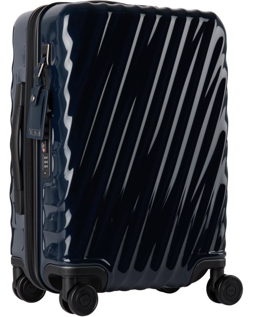 メンズ Tumi ネイビー International Expandable 4 Wheeled キャリーオンスーツケース Blue