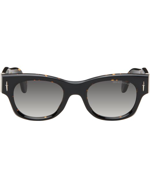 Cutler & Gross Black The Great Frog Edition Halen Square Sunglasses for men