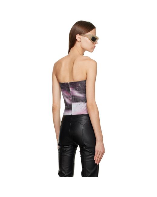 Miaou Black Purple Leia Corset