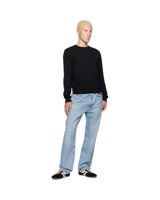 A.P.C. Black Matthieu Wool Sweater for men