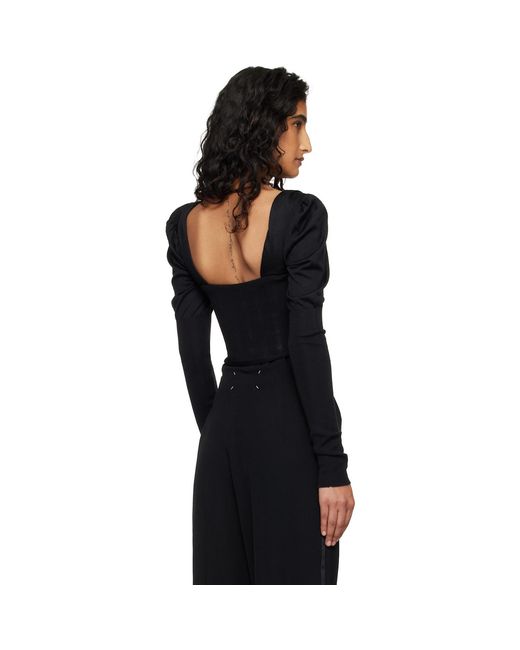 Vivienne Westwood Black Bea Corset Cardigan