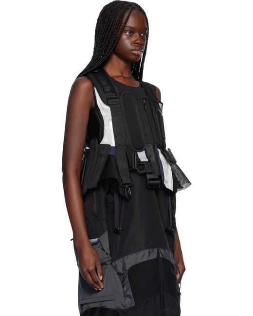 Junya Watanabe ブラック Komine Protector パネル ベスト Black