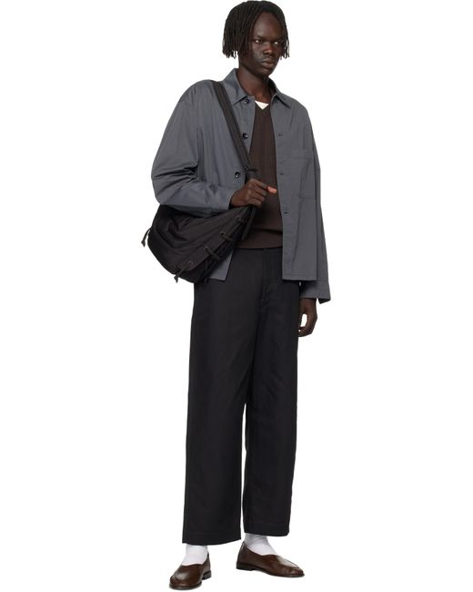 Lemaire Medium Soft Game Bag in Black for Men | Lyst Canada