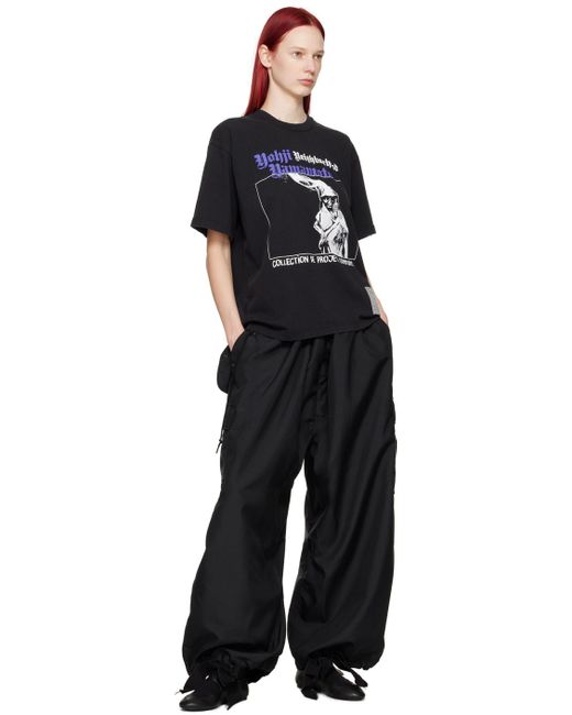 Yohji Yamamoto Neighborhoodエディション Tシャツ Black