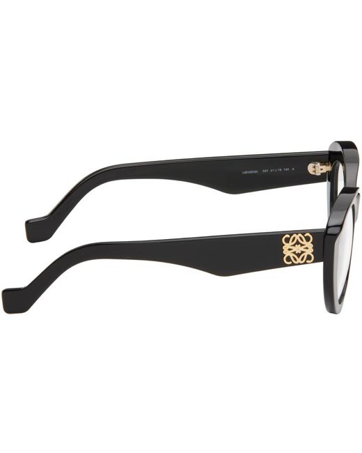 Loewe Black Chunky Anagram Glasses