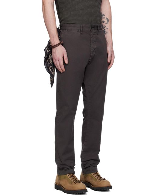 Pantalon ajusté noir RRL pour homme en coloris Black