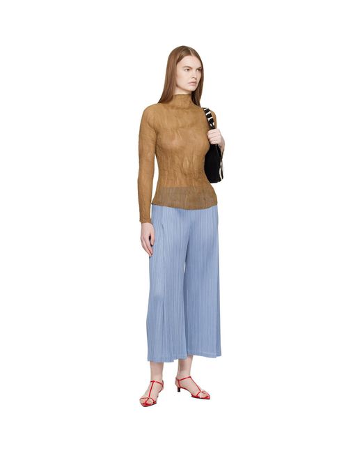Pleats Please Issey Miyake Blue Monthly Colors December Trousers