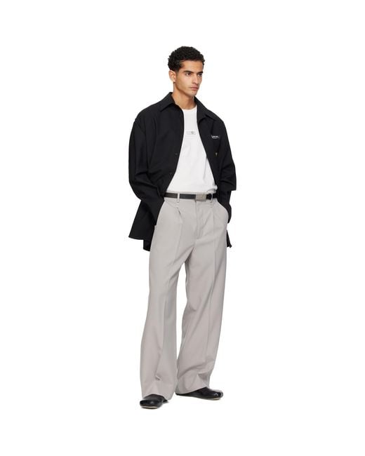 MM6 by Maison Margiela Black Numeric Belt for men