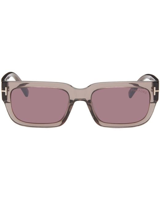 Tom Ford Pink Burgundy Ezra Sunglasses for men