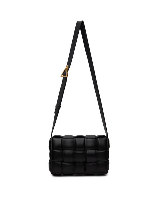 Bottega Veneta Black Padded Cassette Shoulder Bag