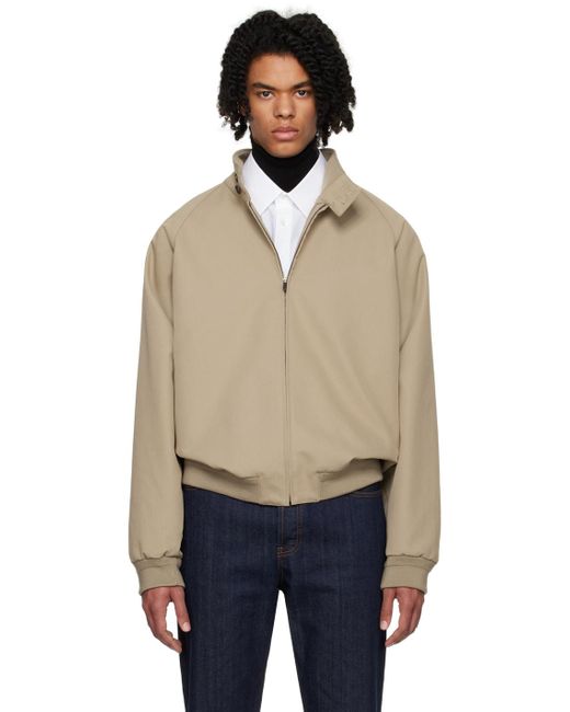 The Row Natural Taupe Harris Jacket for men