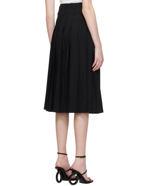 Beaufille Black Devi Midi Skirt