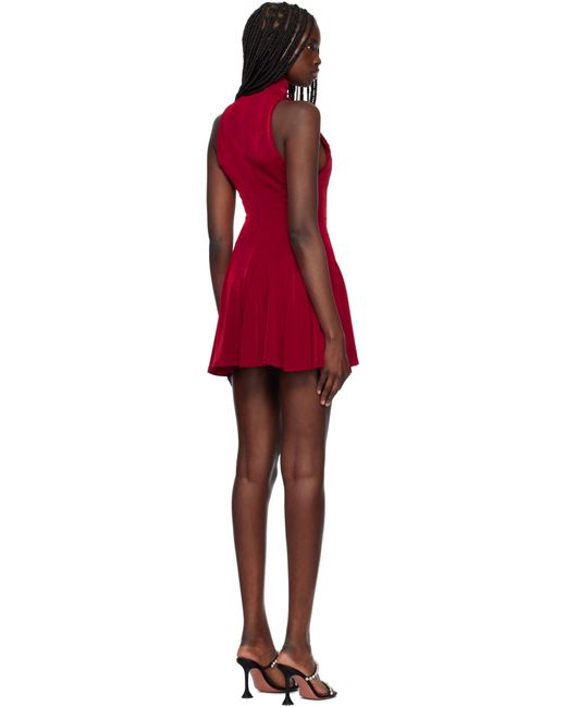 Mirror Palais Red Christy Supermodel Minidress