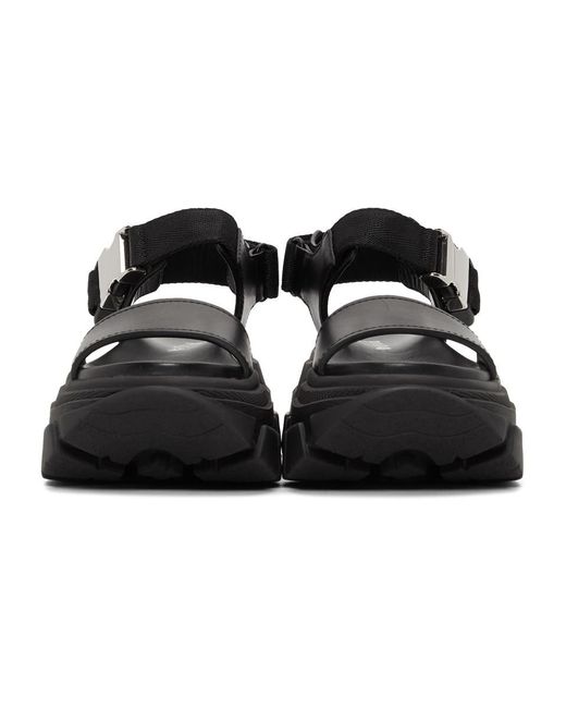 black tevas platform