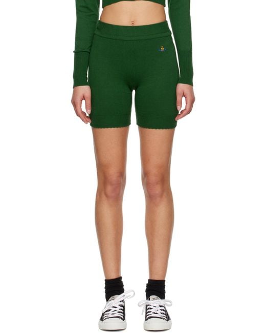 Vivienne Westwood Green Bea Shorts