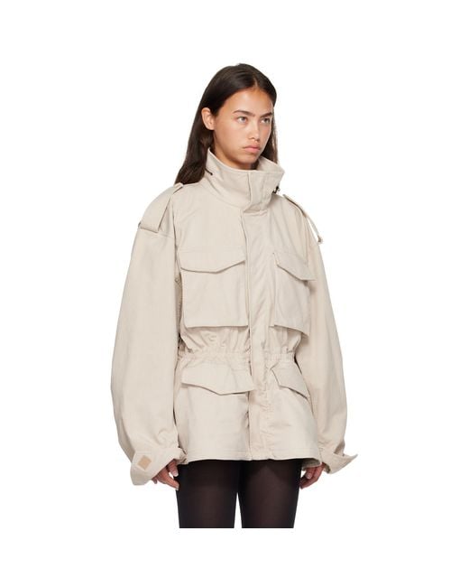 Balenciaga Natural Hourglass Parka